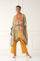 Shayla Silk Co-Ord Set Yellow color