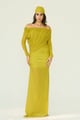 Hazel Maxi Dress Green color