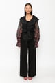 Aelora Top Black Black color