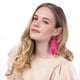 Jody Earring Hot pink color