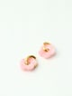 Flower Hoops Pink color