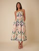 Felicity Midi Dress Multi color