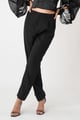 Front Panel Narrow Trouser Black color
