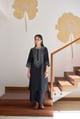 Black Straight Fit Kurta Black color