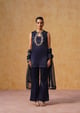 Sana Suit Set (Navy Blue) Navy Blue color