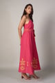 Clara Linen Maxi Pink Pink color