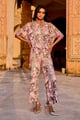Scalloped Floral Lace Top Multi color