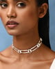 Palisade Choker Silver color