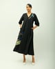 Psyflora A-Line Dress Black color