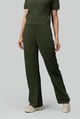 Olive Ottoman Rib Lounge Pants Olive color