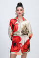 Petal Poise Shirt Off White color