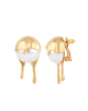 Melting Studs - Golden Gold/White color