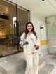Off White Cotton Linen Shirt and Wide-Leg Pants Co-ord Set - CORDS & HONEY - Image 1