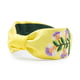 Whimsical Posy Headband Yellow color