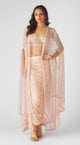 The Serenade Cape Set Peach color