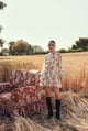 Zayara Dress Blush Pink color