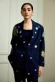 Arden Blazer Navy Blue color