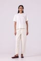 Drew Organic Cotton Tshirt Off-White color