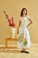 Sia Ivory Smocked Dress