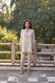 Chic Co-Ord Set Off White/Green color