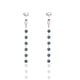 Midnight Musk Earrings Silver color