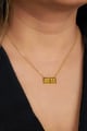 11:11 Necklace Gold color