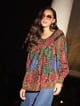 Ayanka Mulberry Top Multicolor color