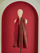 Wool Reversibles Zari Stole Red Red color