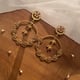 Gulband Chandbali Earrings Gold/Pink color