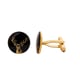The Barasingha Cufflink Black color