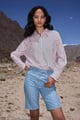 Swarovski Stripe Shirt Pink Multi color