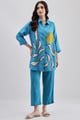 Turq Pants Turquoise color