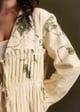 Lorelai Jacket White Buttery Yellow color