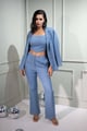 Denim Gleam Co-Ord Blue color