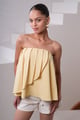 Citrus off Shoulder Top Yellow color