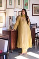 Kiran Dhoop Chhaon Kurta Set Yellow color