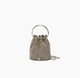 Fiama - Bucket Bag with Rhinestones Silver color