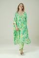 Mint Marigold Kaftaan Set Green color