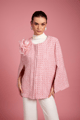 Regan Tweed Cape Pink color