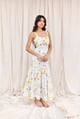 White Floral Fit & Flare Midi Dress - Urban Suburban - Image 1
