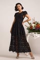 Sable Lace Dress Black color