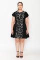 Lily of the Valley Dress Black color