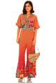 Mystique Jumpsuit Orange color