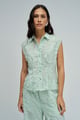 Shirt All-Over Jaquard Light Green color