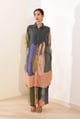 Mehfil Kurti Coord Set Green/Peach color