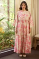 Ireland Maxi Set Pink/Ivory color
