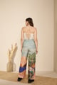 Tansy Pants in Desert Bloom Print Green/Blue color