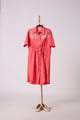 Oliver Applique Dress Watermelon Sorbet color