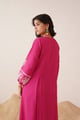 Hot Pink Cross Stitch Dress Hot Pink color