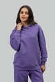 Soft Lavender Oversized Hoodie Lavender color